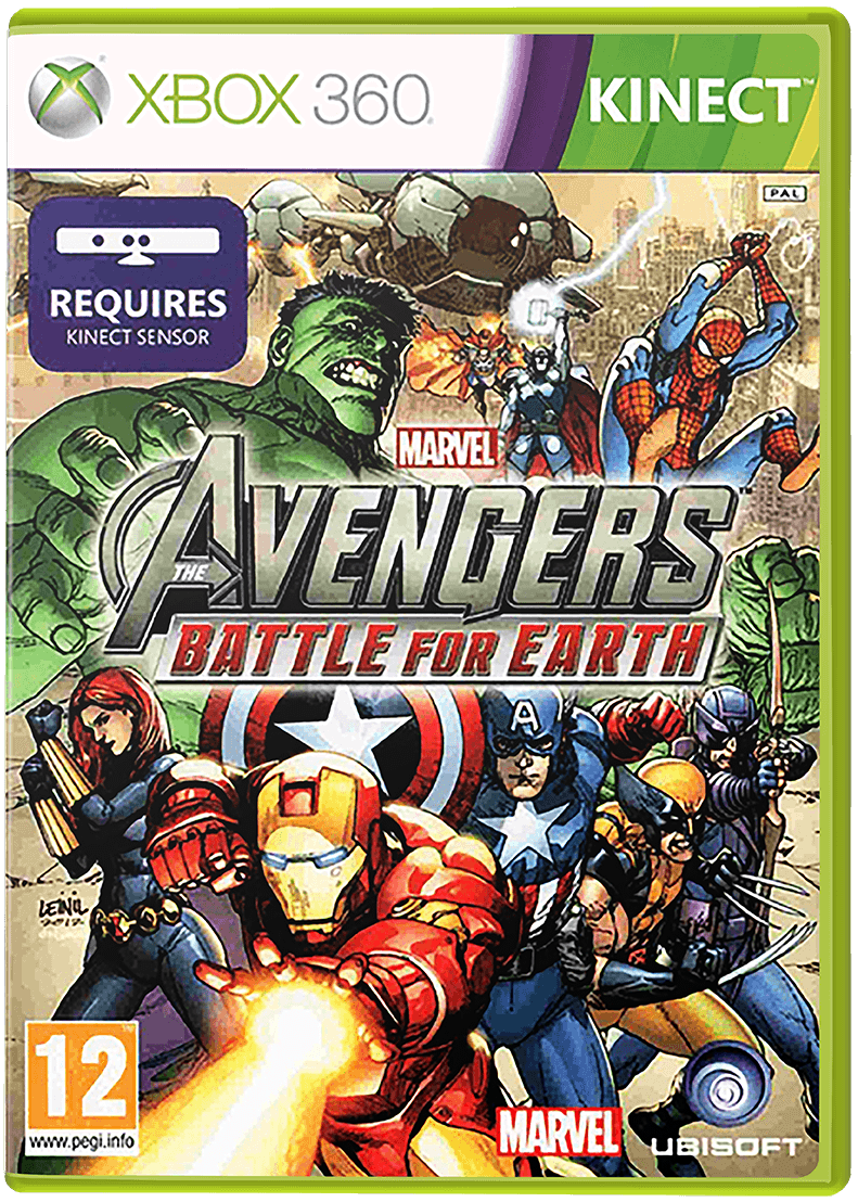 Marvel Avengers: Battle For Earth box art for Xbox 360